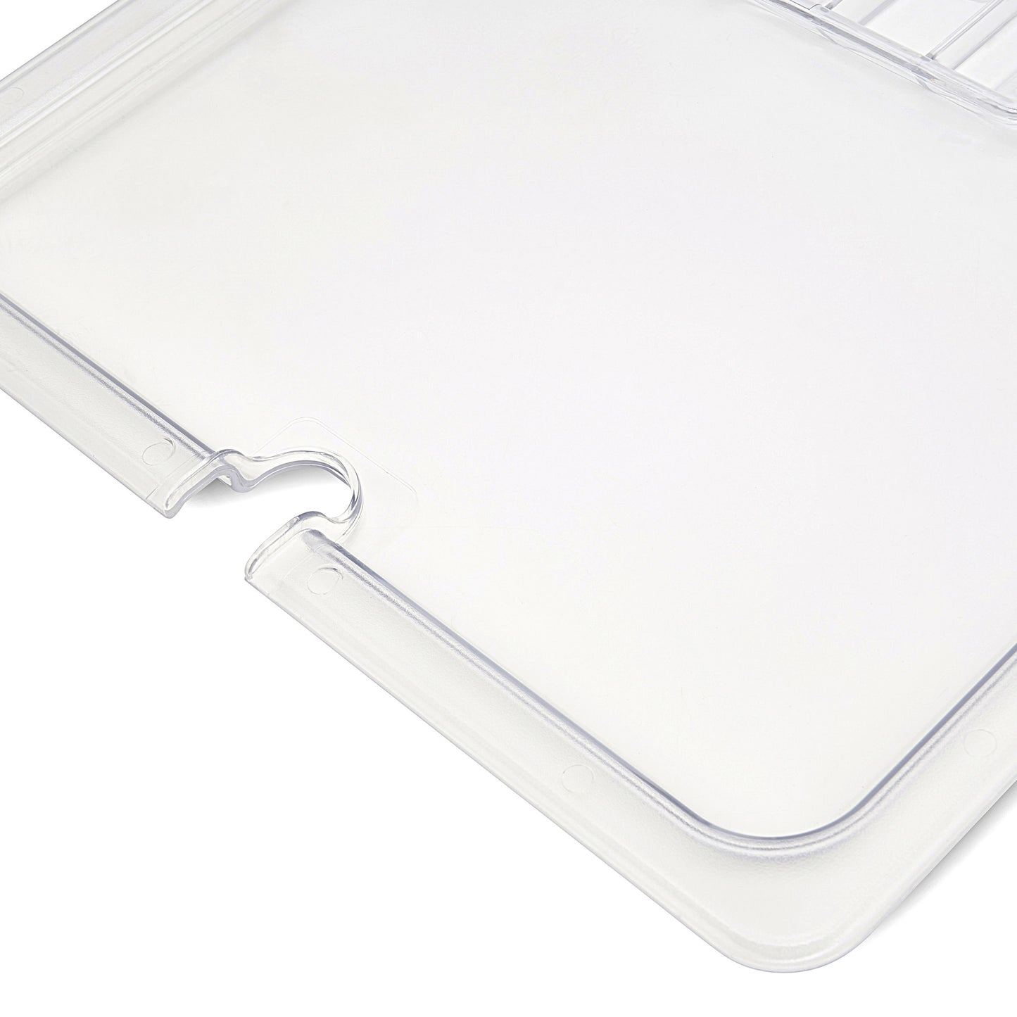 Gastronorm Lid - 1/1 GN - Polycarbonate - with Recess