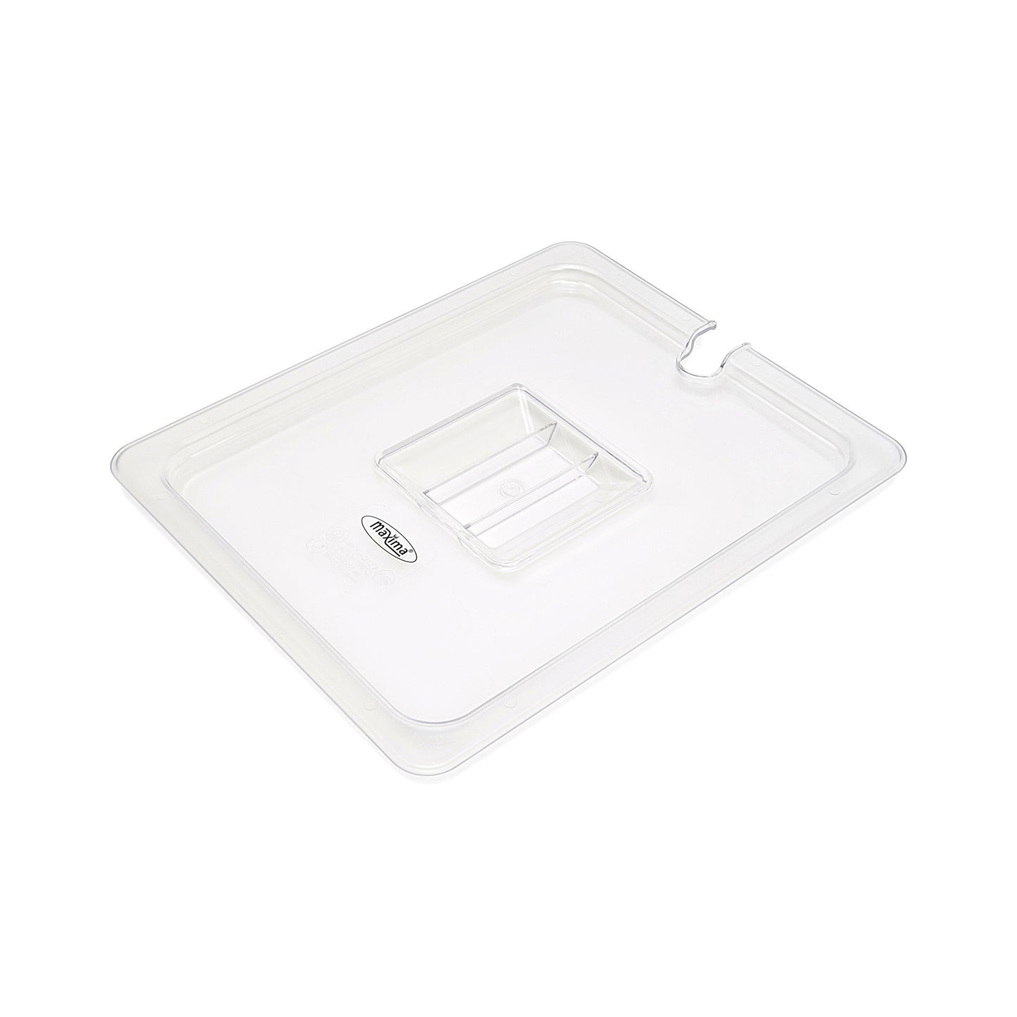 Gastronorm Lid - 1/2 GN - Polycarbonate - with Recess