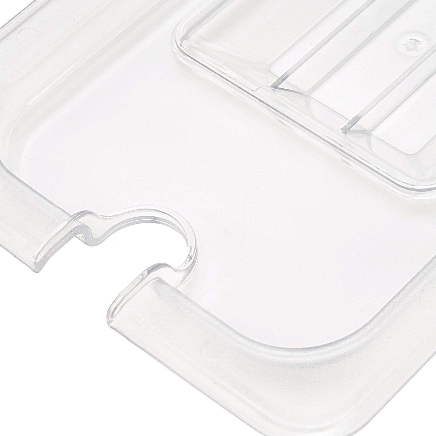 Gastronorm Lid - 1/6 GN - Polycarbonate - with Recess