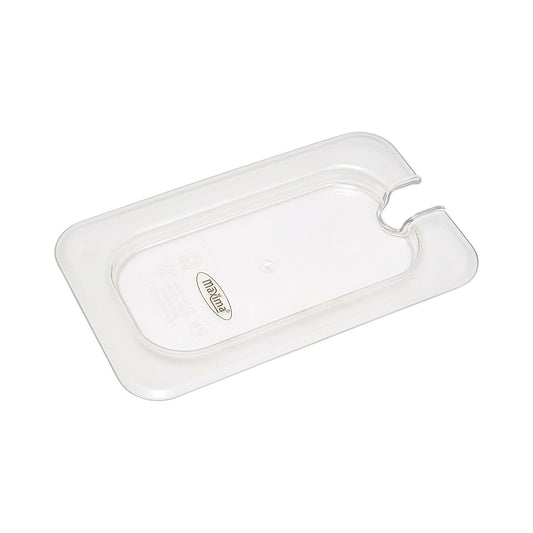 Gastronorm Lid - 1/9 GN - Polycarbonate - with Recess