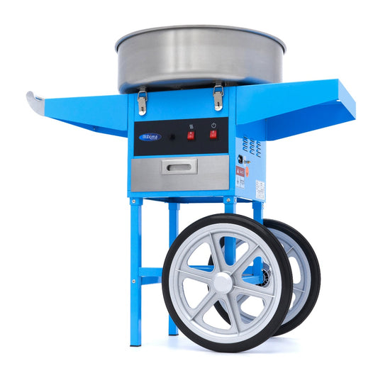 Candy Floss Machine Ø 52cm Blue with Cart