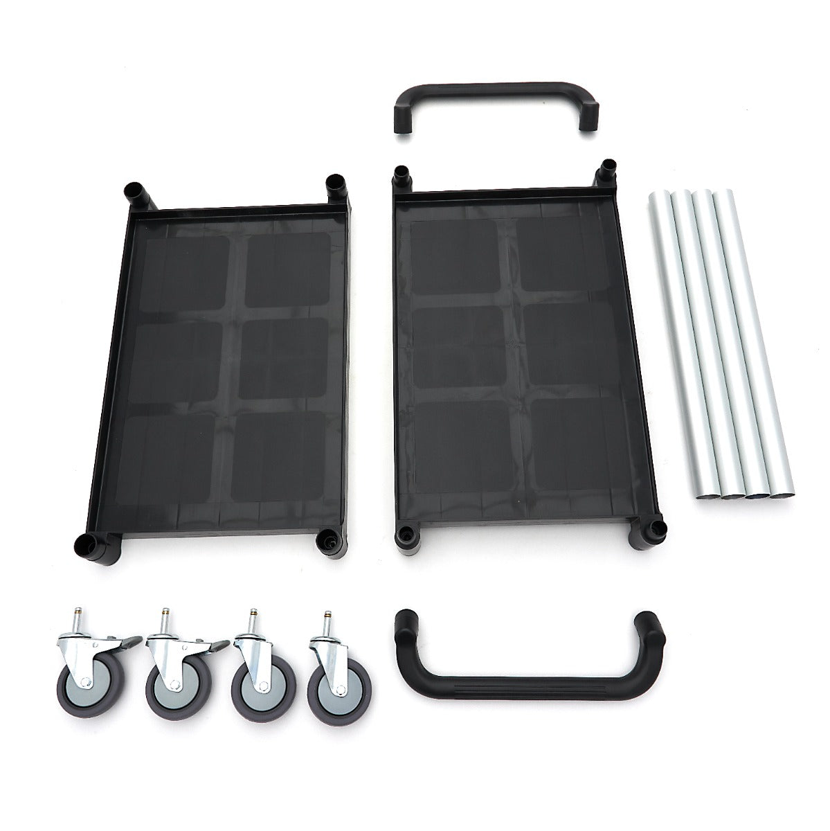 Serving Trolley 2 Plastic Shelves 86,5 x 42,5cm