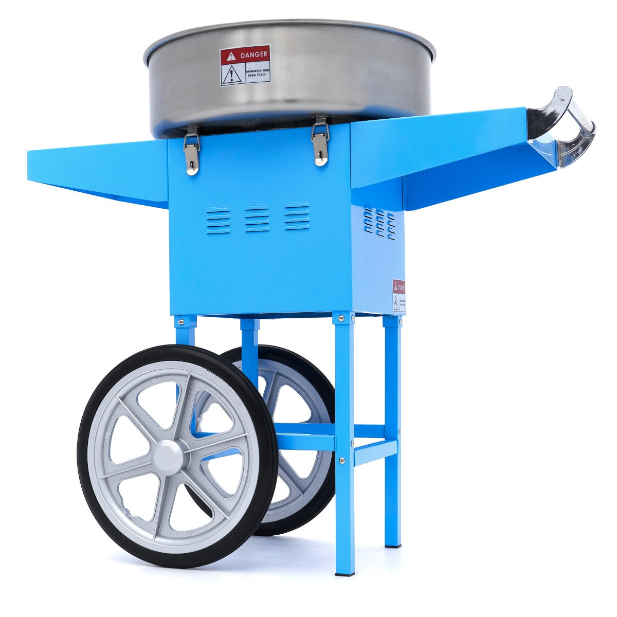 Candy Floss Machine Ø 52cm Blue with Cart