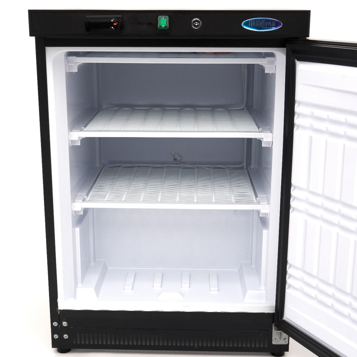 Freezer - 200L - 2 Fixed Shelves - Black