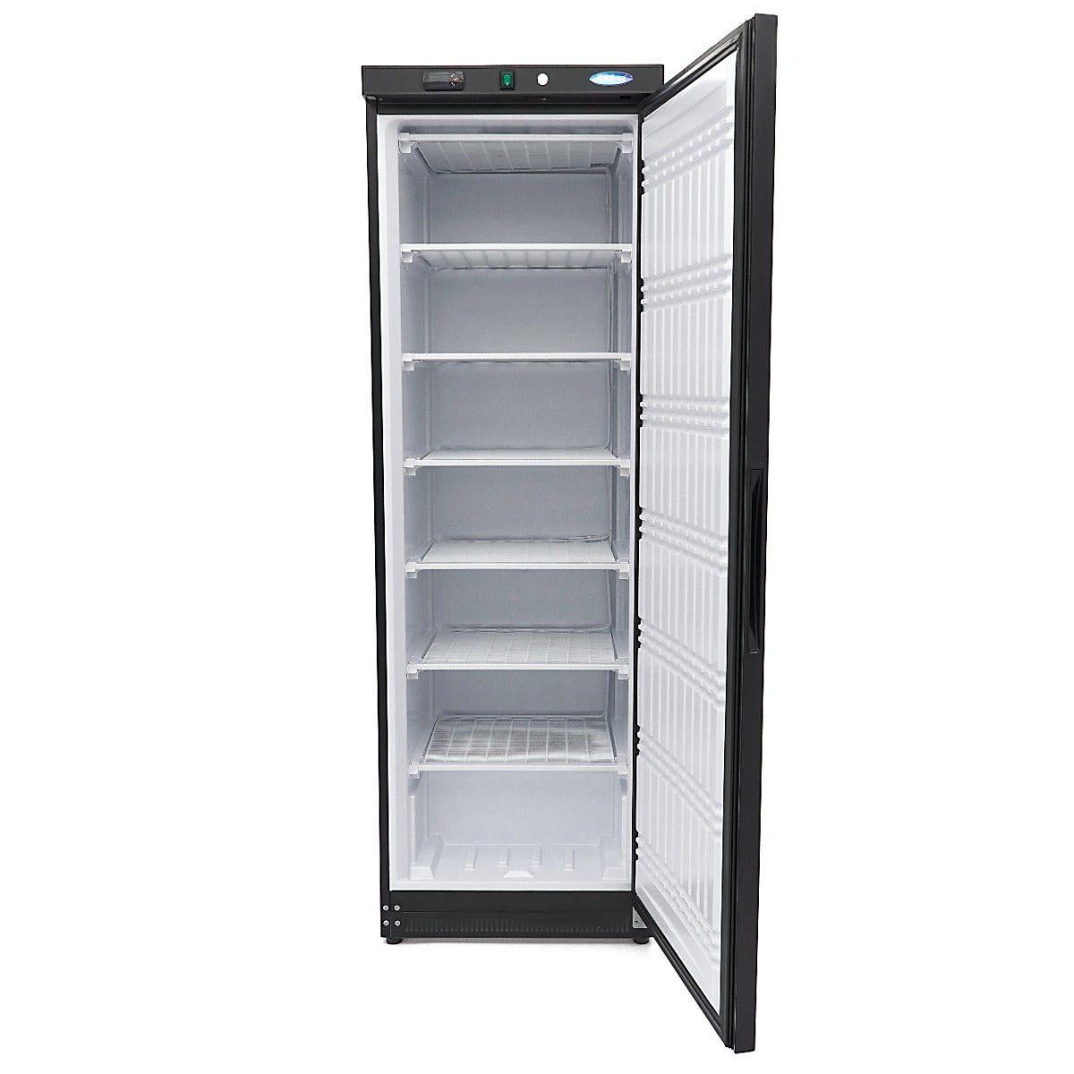 Freezer - 400L - 6 Fixed Shelves - Black