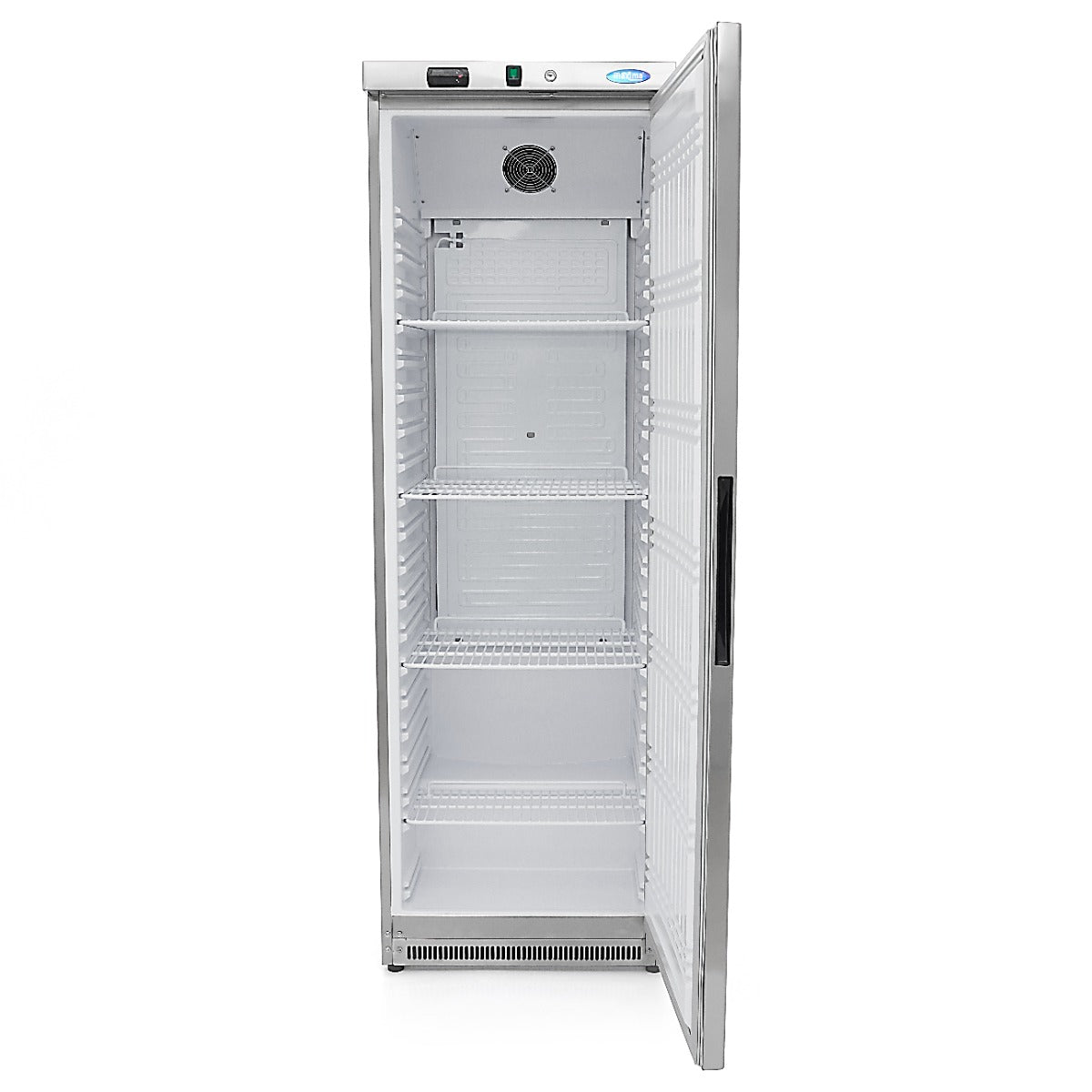 Fridge - 400L - 4 Adjustable Shelves - Stainless Steel
