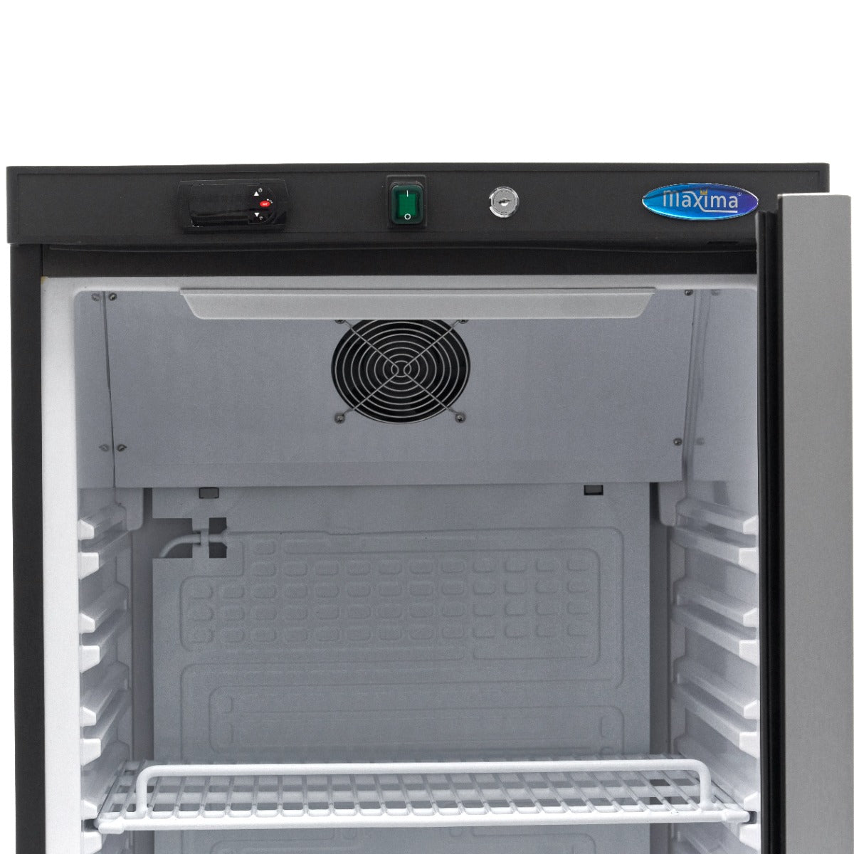 Fridge - 400L - Black - with Glass Door
