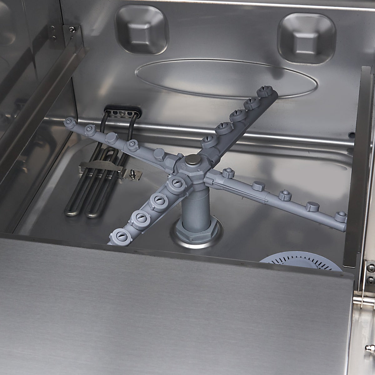 Undercounter Dishwasher - 50 x 50cm - with Rinse Aid Pump - Digital Display - 400V