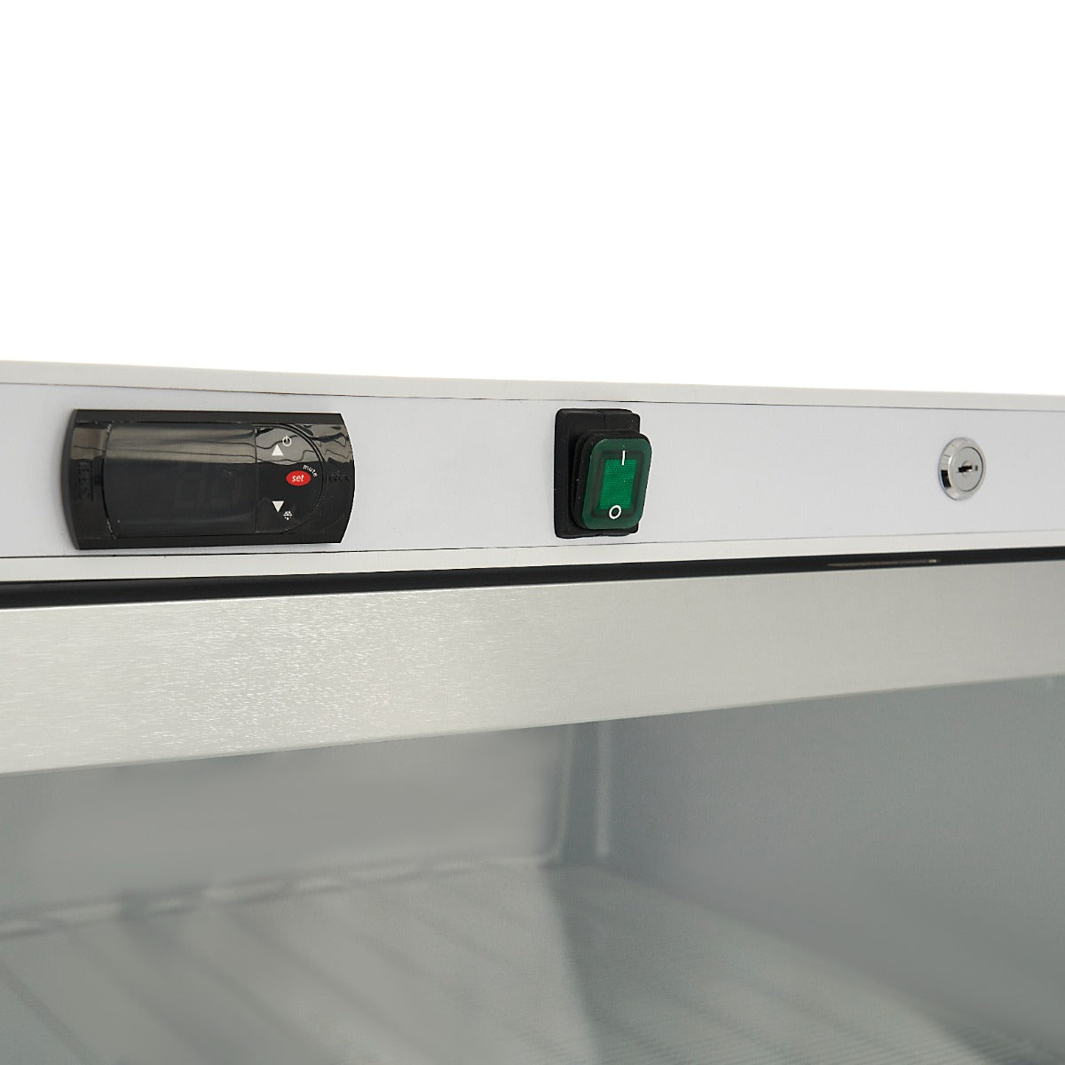 Freezer - 600L - White - with Glass Door