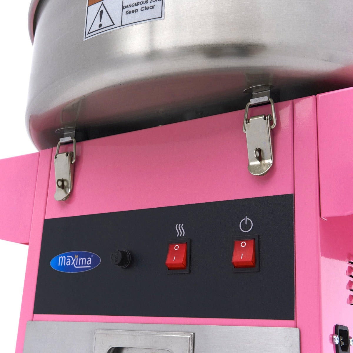 Candy Floss Machine Ø 52cm Pink with Cart