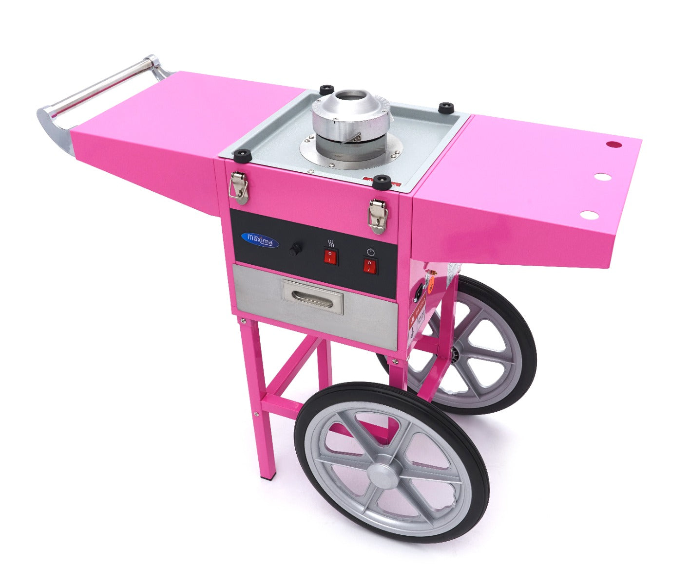 Candy Floss Machine Ø 52cm Pink with Cart