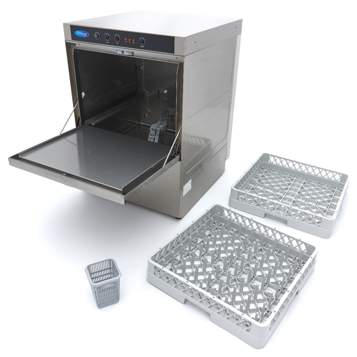 Undercounter Dishwasher - 50 x 50cm - with Rinse Aid Pump - 400V