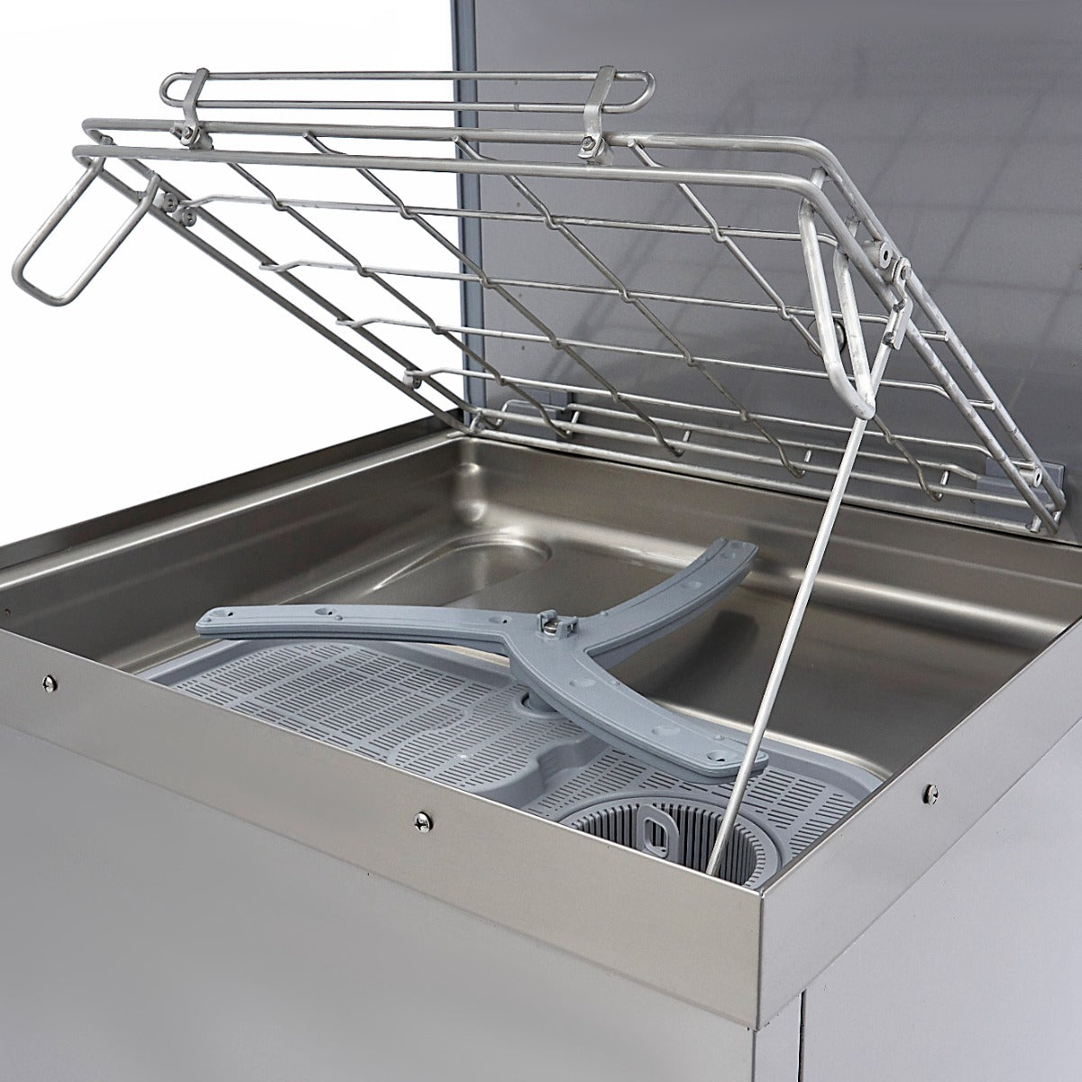 Pass Through Dishwasher - 50x60cm - With Rinse Aid and Soap Pumps - 400V