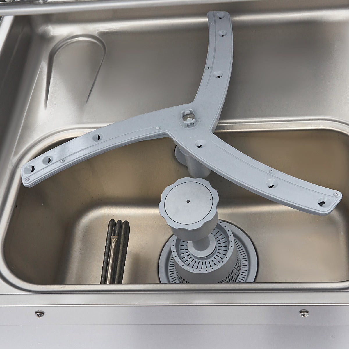 Pass Through Dishwasher - 50x60cm - With Rinse Aid and Soap Pumps - 400V