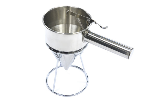 batter-dispenser---1,3l---stainless-steel---incl-dosing-button