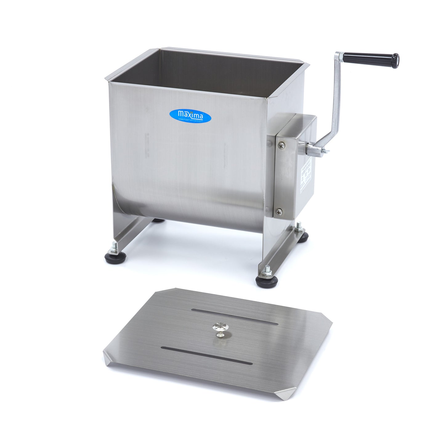 Meat Mixer - 20L - 16kg Meat - Single Axle - Manual