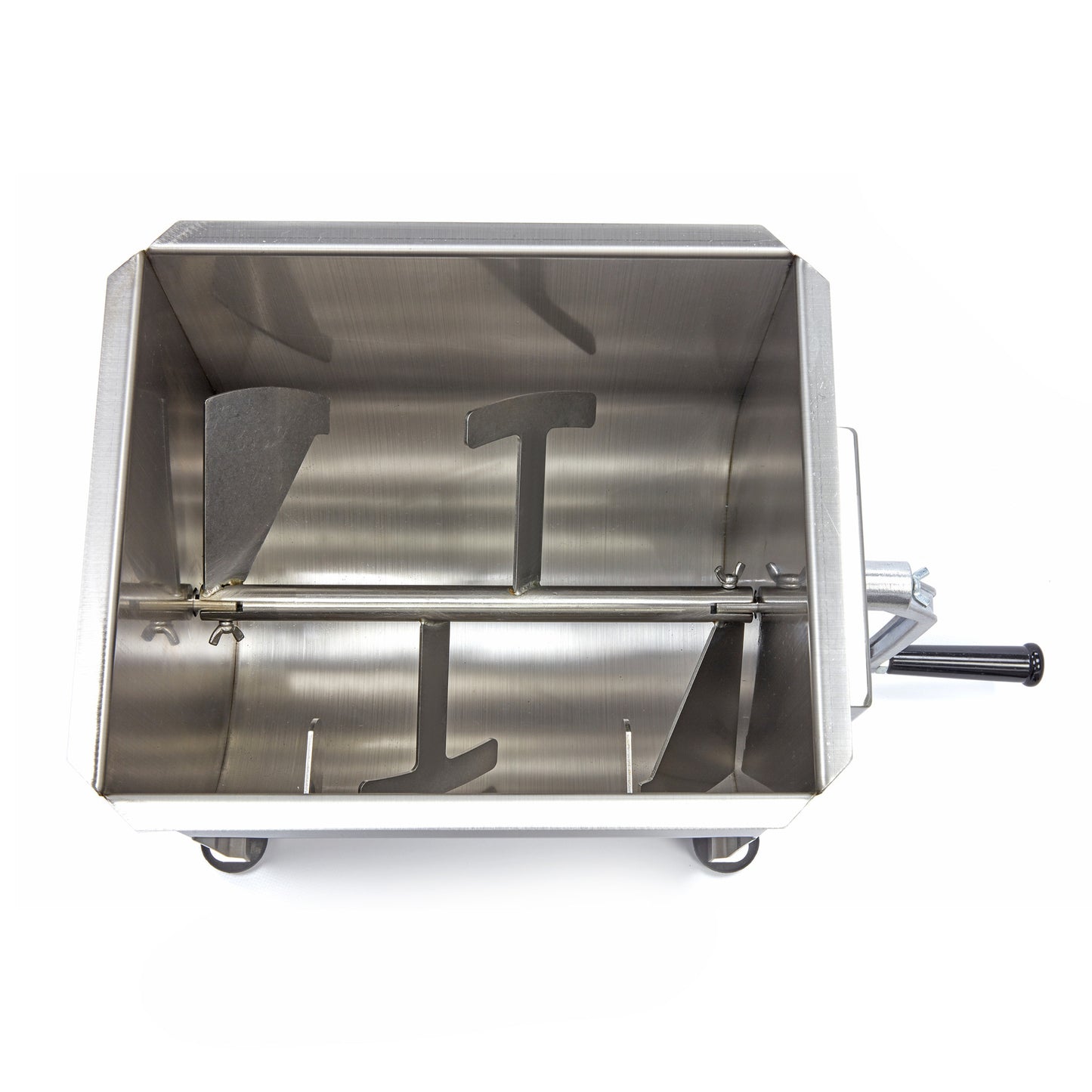 Meat Mixer - 20L - 16kg Meat - Single Axle - Manual