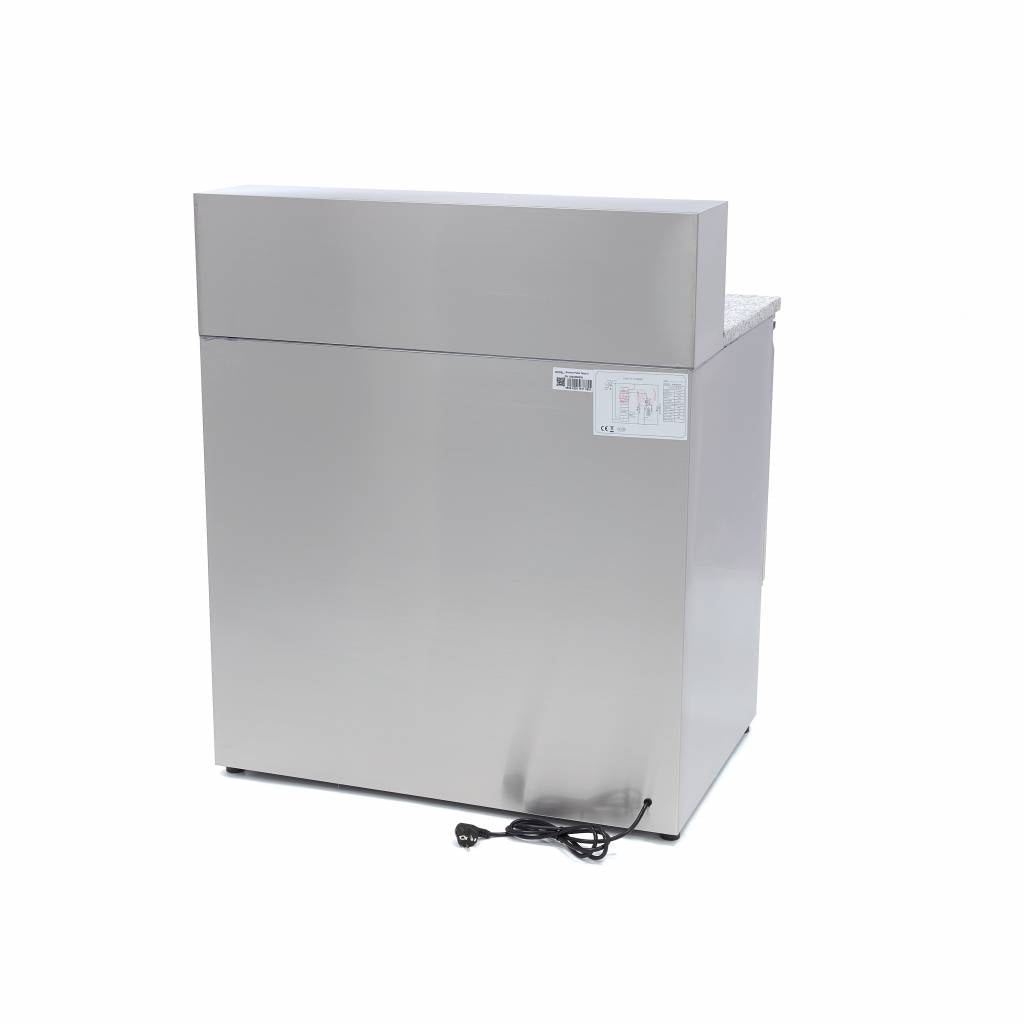 Pizza Prep Fridge - 90cm - 2 Doors - Fits 5 x 1/6 GN - incl Stainless Steel Cover