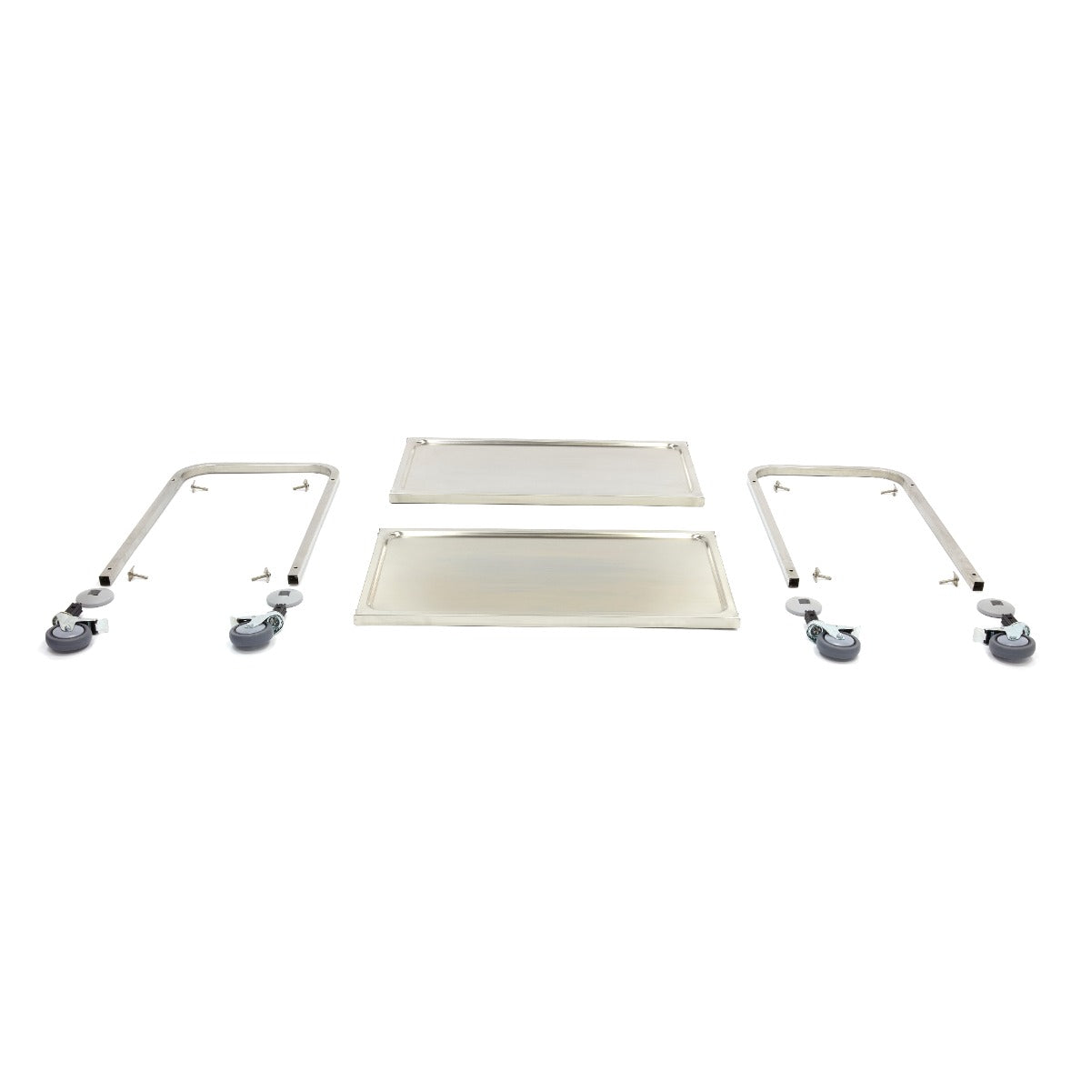 Stainless Steel Serving Trolley - 2 Shelves