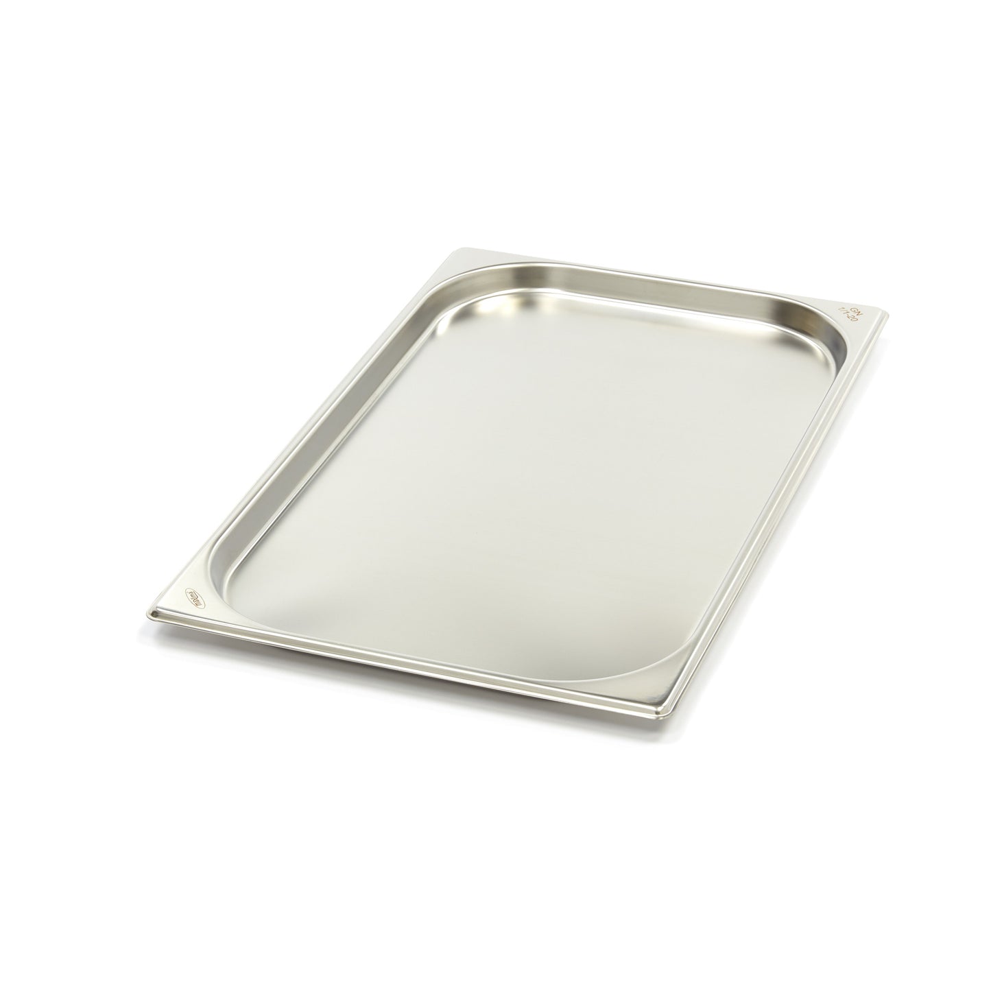 Gastronorm Container - 1/1 GN - 2cm Deep - Stainless Steel