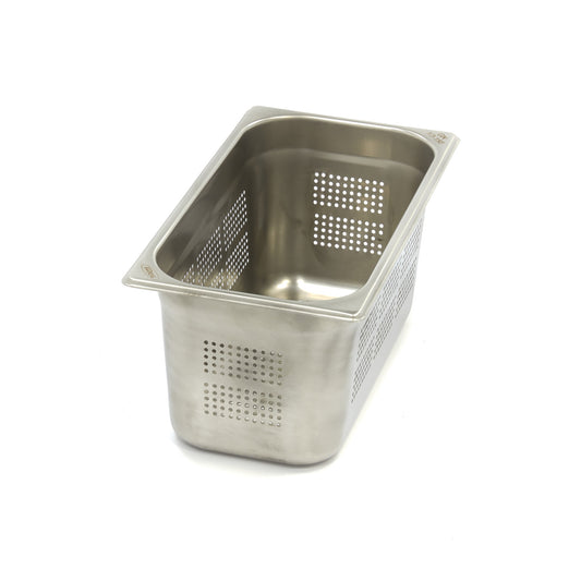 Gastronorm Container - 1/3 GN - 15cm Deep - Stainless Steel - Perforated