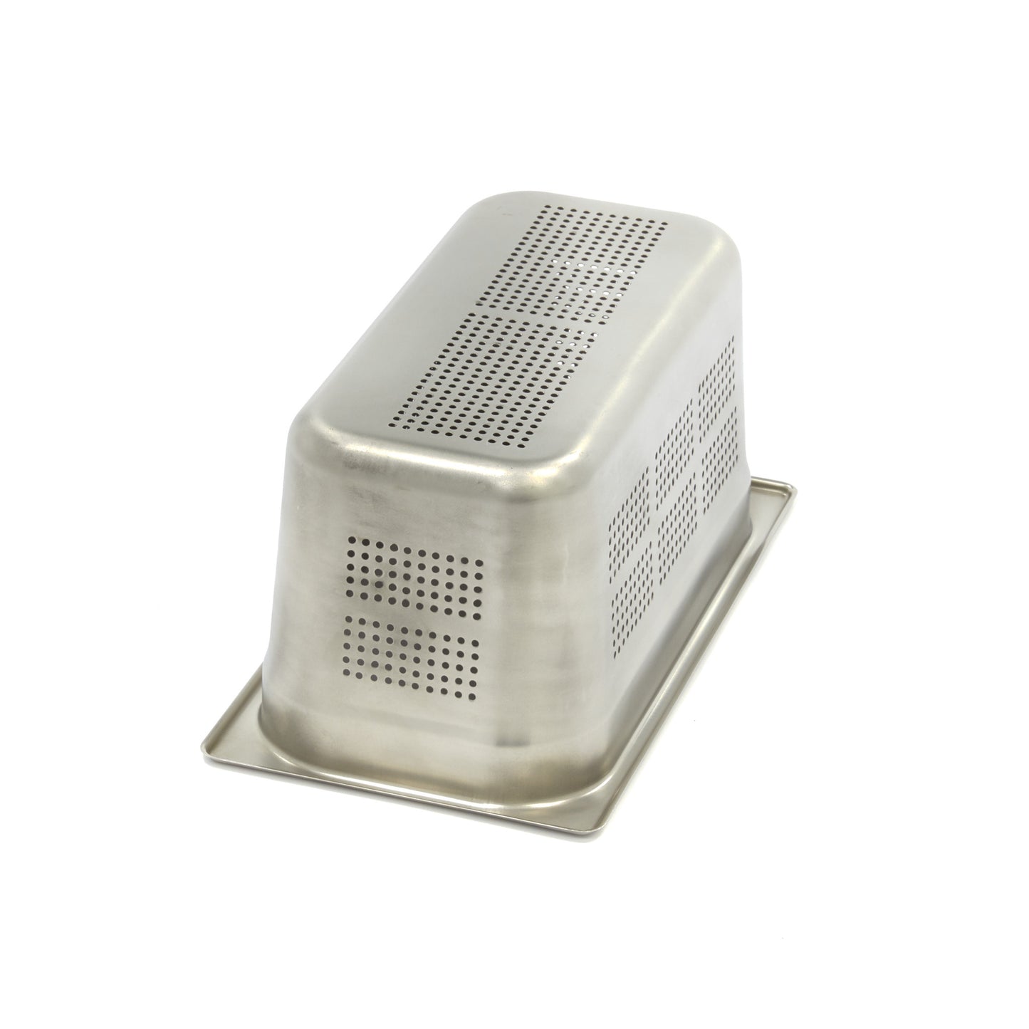 Gastronorm Container - 1/3 GN - 15cm Deep - Stainless Steel - Perforated