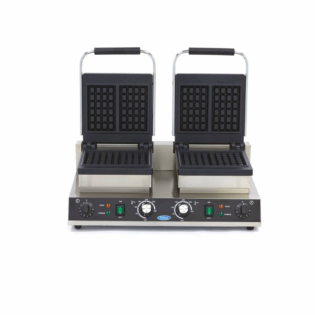 Waffle Maker - 4 Pieces - Square - Double