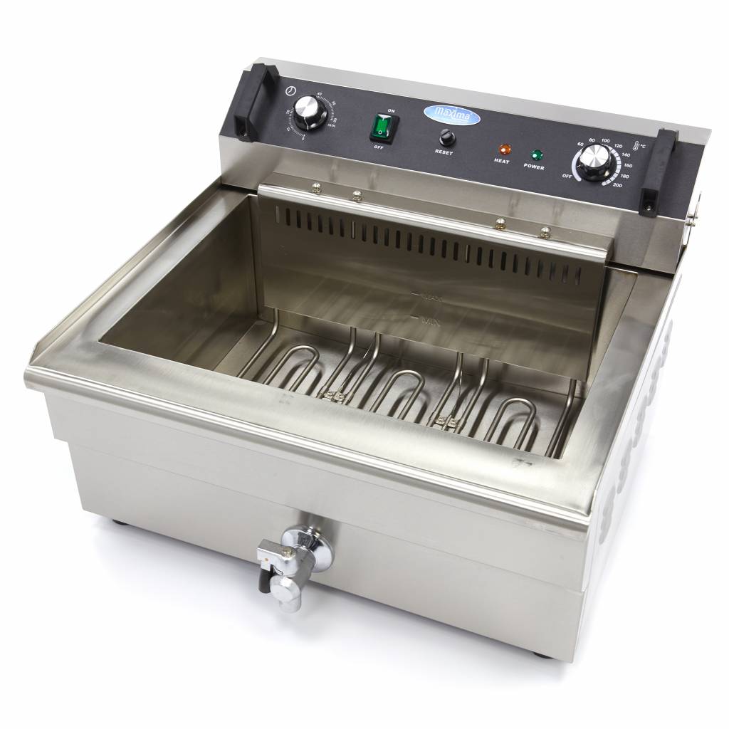 Deep Fryer - 30L - 1 Basket - with Drain Tap