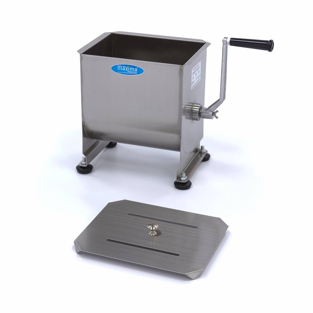 Meat Mixer - 10L - 7,5kg Meat - Single Axle - Manual