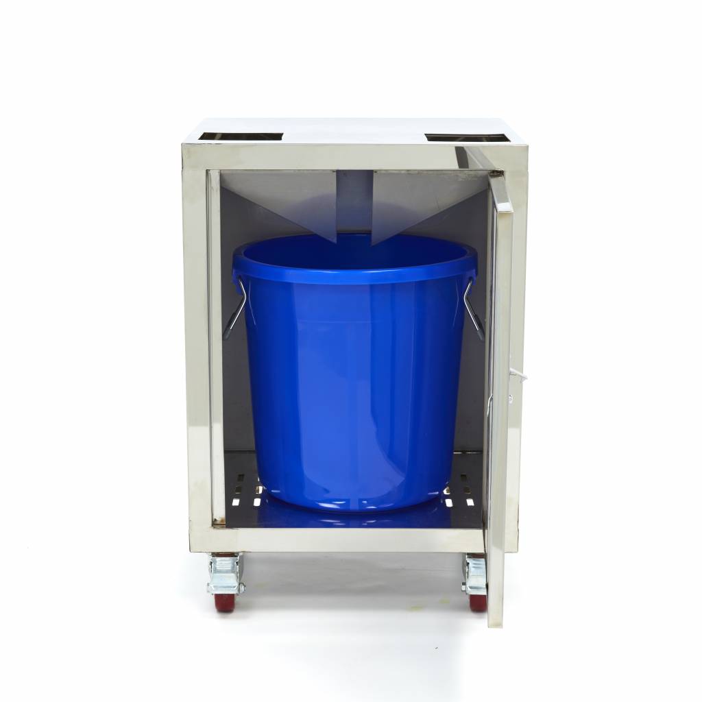 Orange Juicer Trolley - Compact - incl Waste Bucket - on Wheels