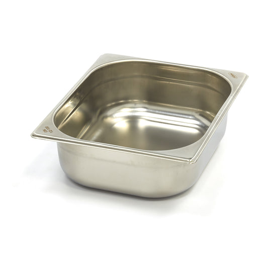 Gastronorm Container - 1/2 GN - 10cm Deep - Stainless Steel