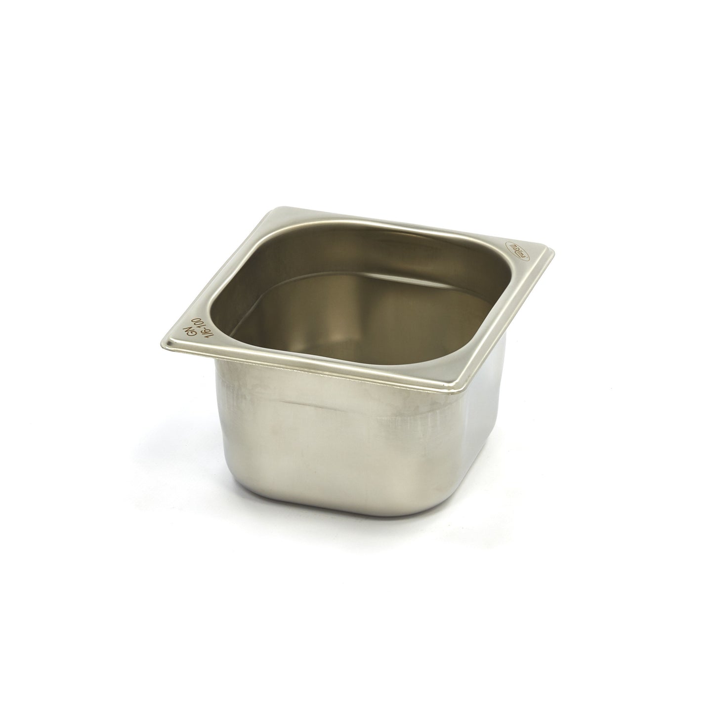 Gastronorm Container - 1/6 GN - 10cm Deep - Stainless Steel