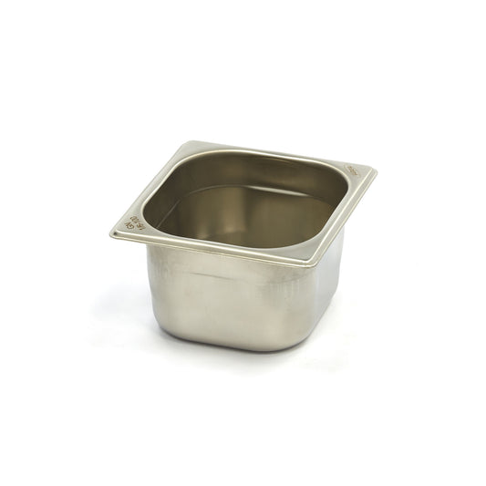 Gastronorm Container - 1/6 GN - 10cm Deep - Stainless Steel