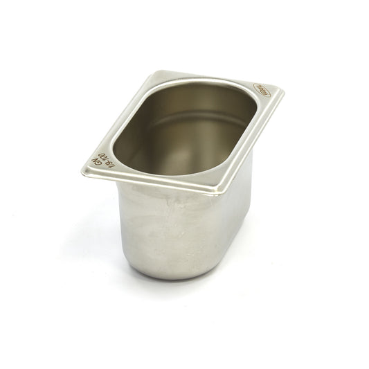 Gastronorm Container - 1/9 GN - 10cm Deep - Stainless Steel