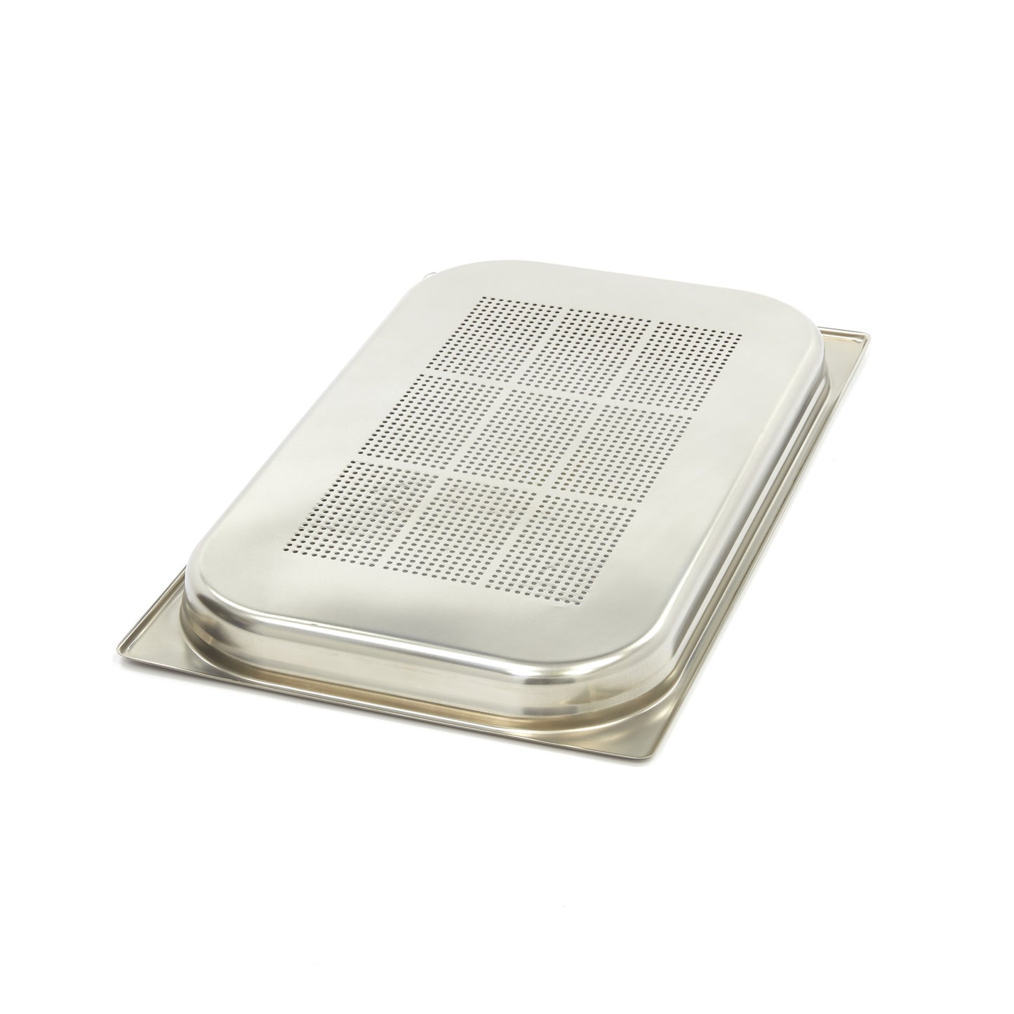 Gastronorm Container - 1/1 GN - 4cm Deep - Stainless Steel - Perforated
