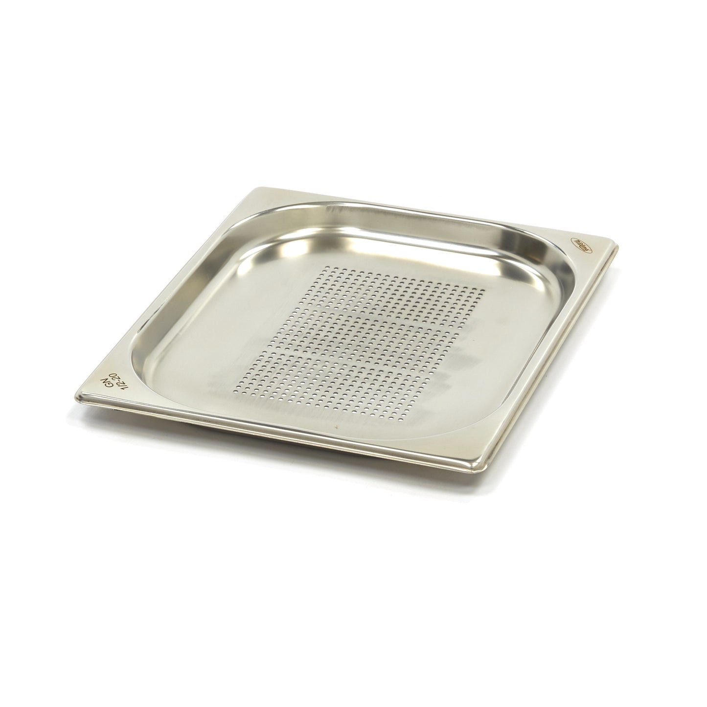 Gastronorm Container - 1/2 GN - 2cm Deep - Stainless Steel - Perforated