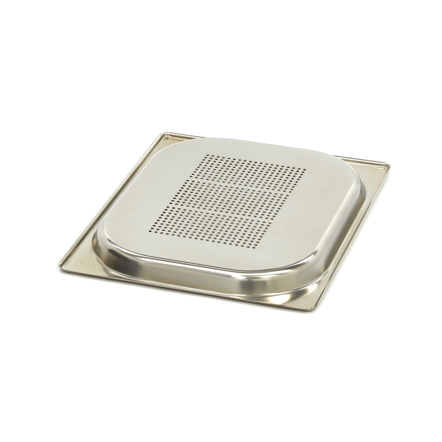 Gastronorm Container - 1/2 GN - 2cm Deep - Stainless Steel - Perforated