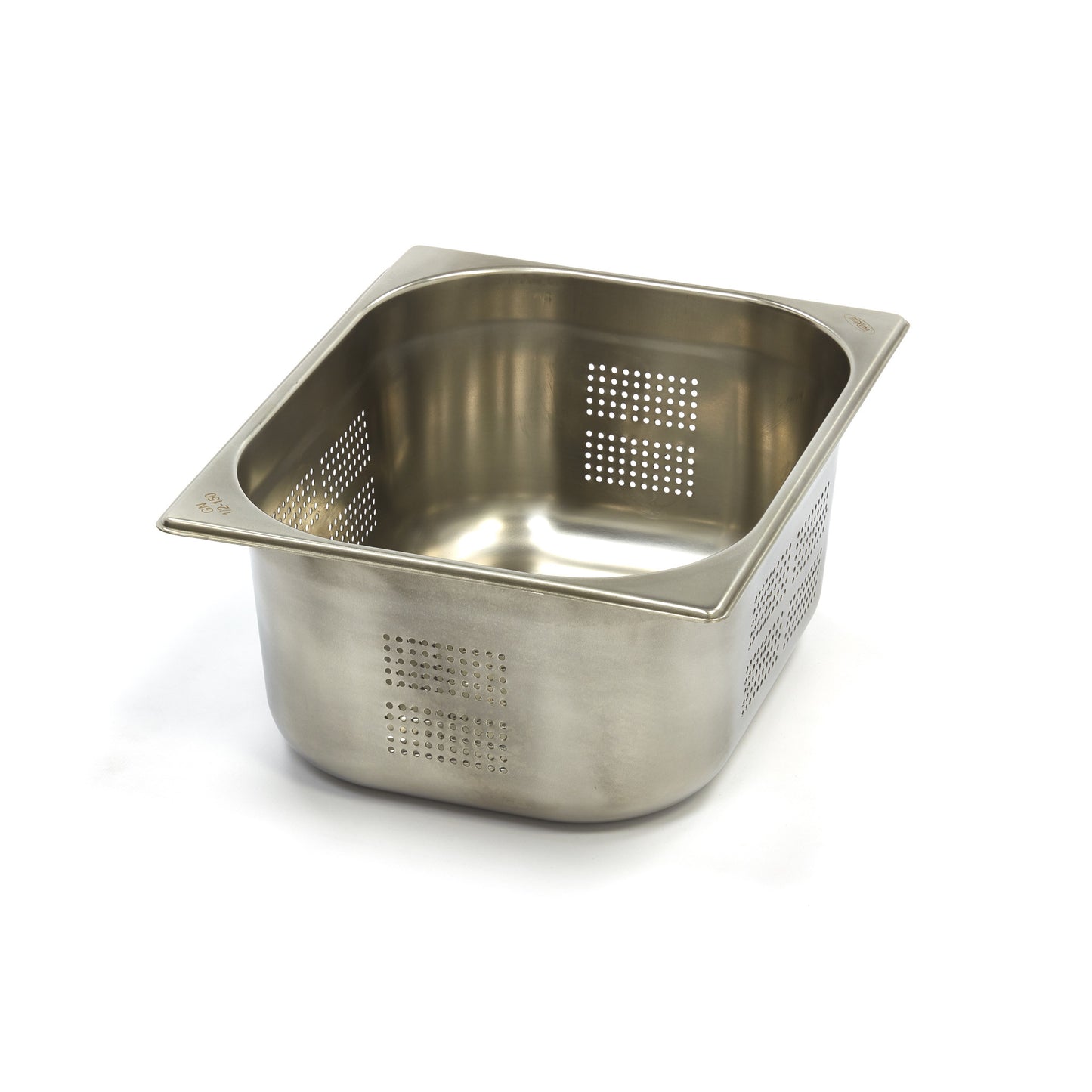 Gastronorm Container - 1/2 GN - 15cm Deep - Stainless Steel - Perforated