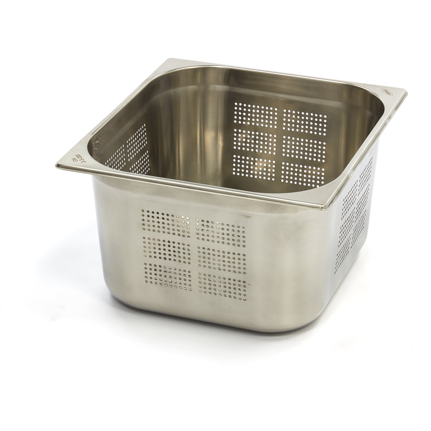 Gastronorm Container - 2/3 GN - 20cm Deep - Stainless Steel - Perforated