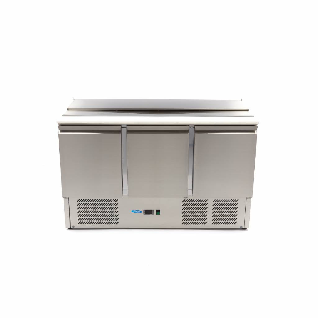 Saladette - 400L - 137cm - 3 Doors - incl Cutting Board