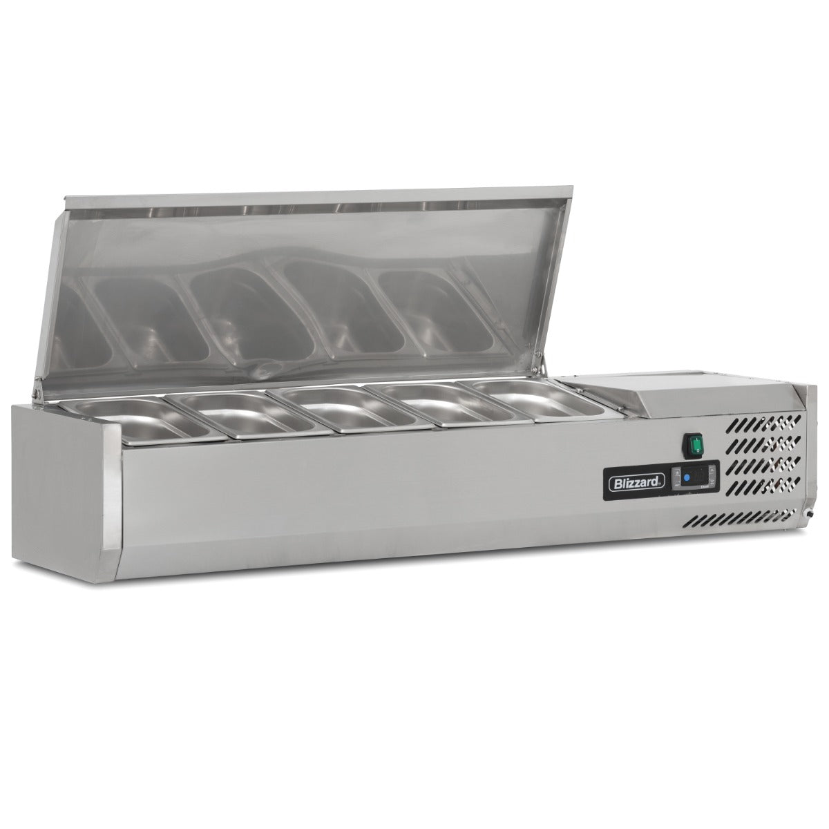 1.2m-hinged-1/4-gastronorm-prep-top