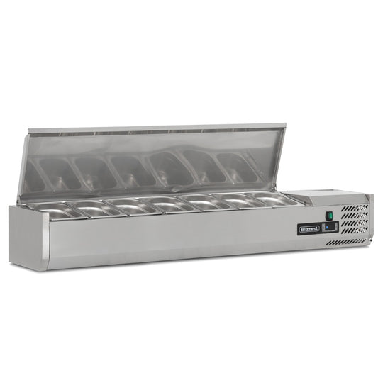 1.5m-hinged-1/4-gastronorm-prep-top