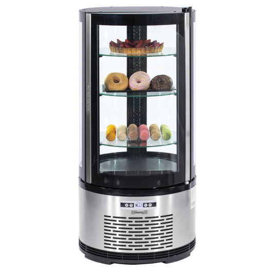 Round refrigerated display case 100 L - CVRR100L