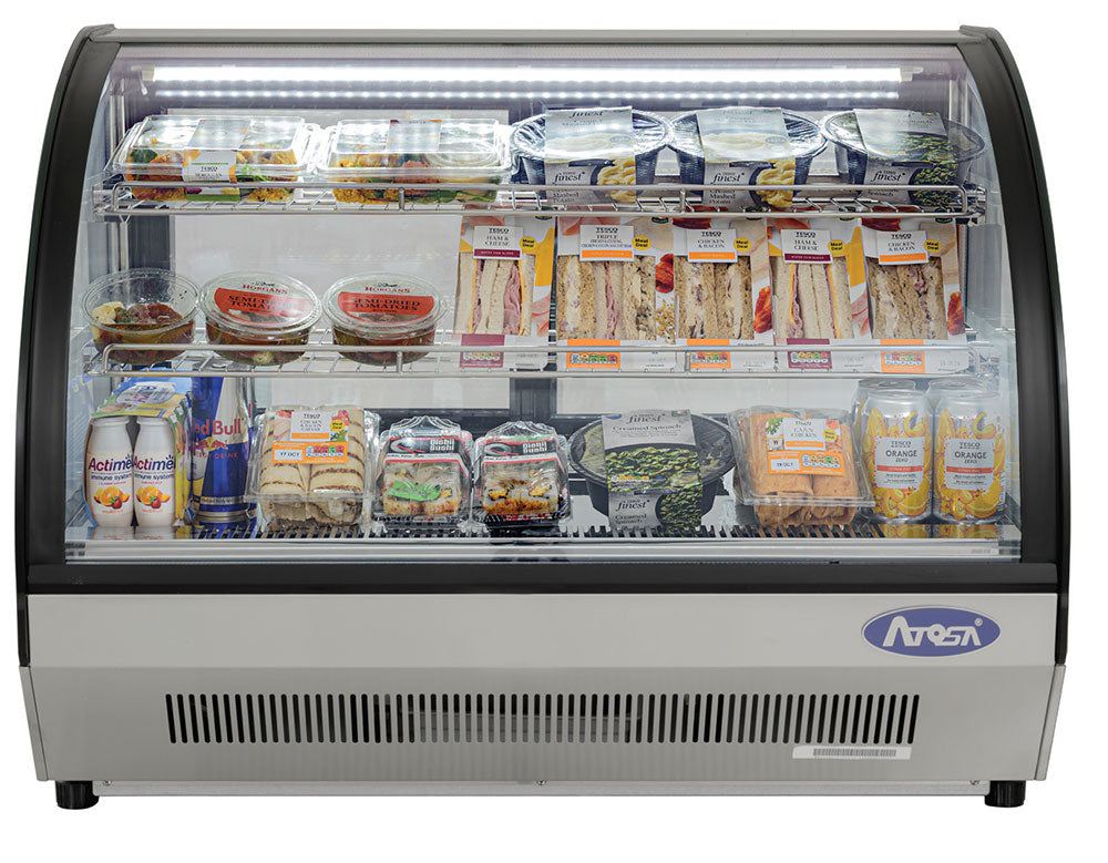 Katerbay - Atosa - WSY125L Counter Top Curved Display Chiller All Stop Trading