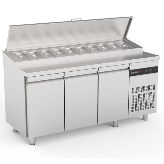 triple-hinged-door-gastronorm-prep-counter-with-raised-collar