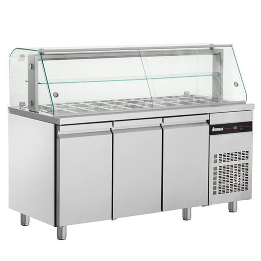 triple-hinged-door-saladette-with-display-case